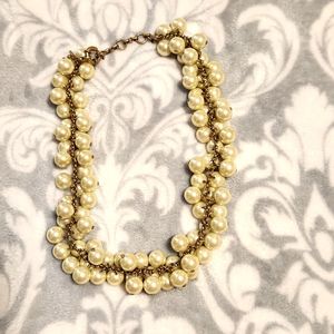 Jcrew cluster pearl necklace